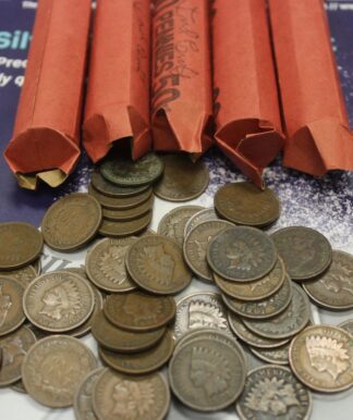 Indian Head Cent Roll 50 Coins 1890's To 1909 Circulated