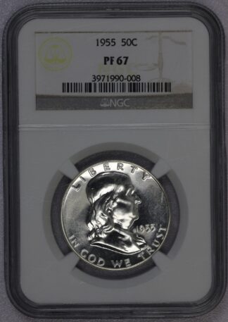 1955 Franklin Half Dollar PF67 NGC