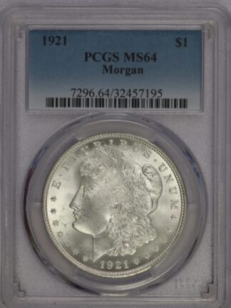 1921 Morgan Dollar PCGS MS64