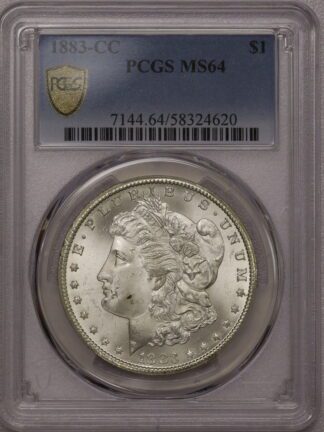 1883 CC Morgan Dollar PCGS MS64