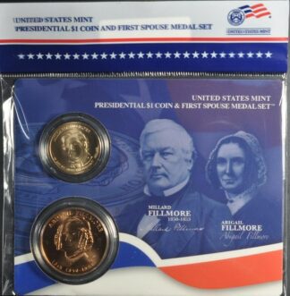 Fillmore Presidential Coin First Spouse Medal Set