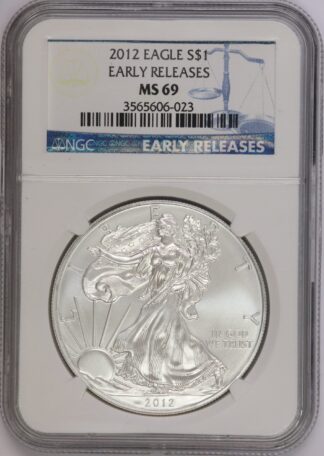 2012 Silver Eagle NGC MS69 Early Releases
