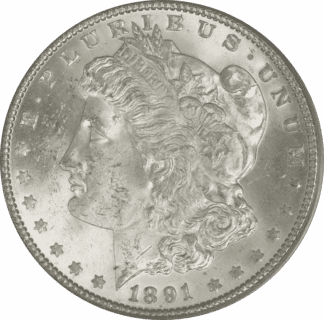 1891 Morgan Dollar UNC