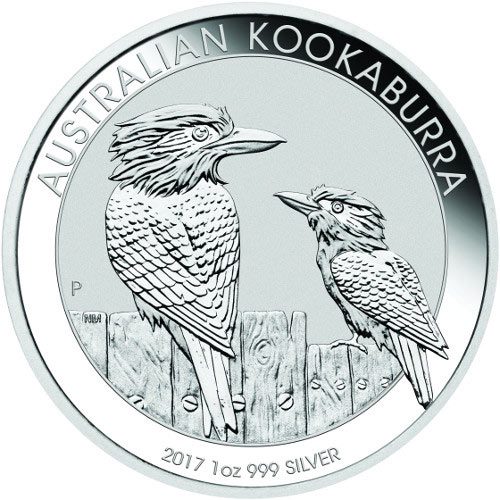 2017 Australian Kookaburra 1 oz Fine Silver