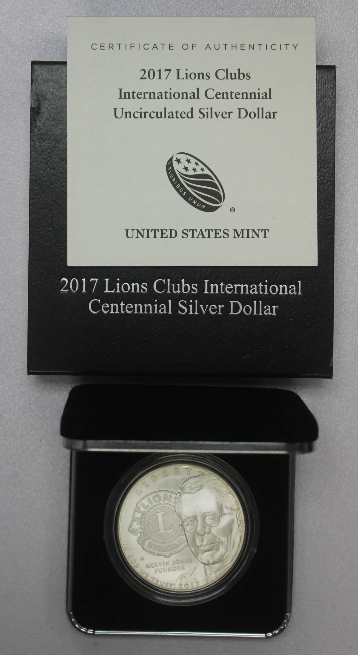 2017 Lions Clubs International Centennial UNC Silver Dollar
