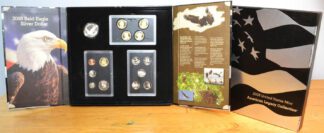 2008 US Mint American Legacy Collection - Proof 15 Coin Set w/ Bald Eagle Silver Dollar Commemorative OGP
