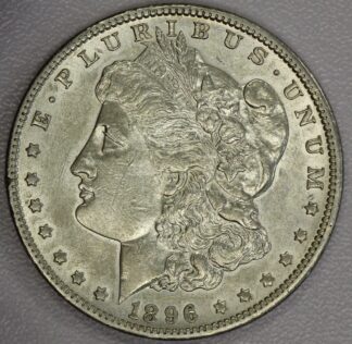 1896 O Morgan Dollar AU Details Cleaned