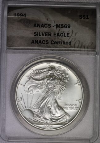 1994 Silver Eagle ANACS MS69