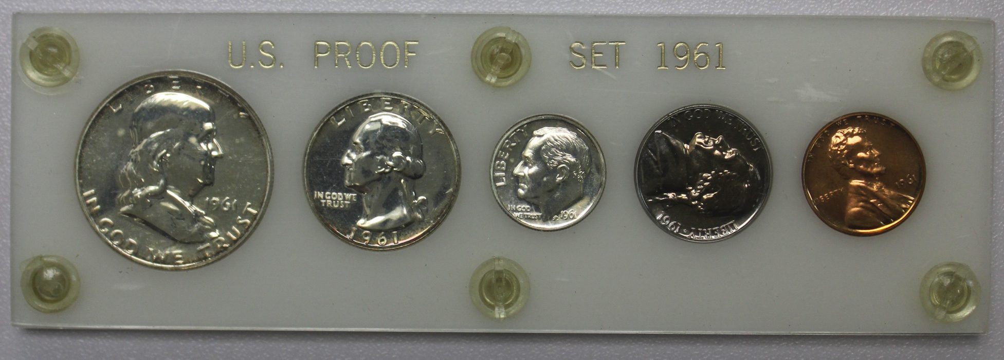 1961 Silver Proof Set - Capitol Holder