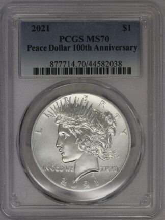 2021 O Privy Morgan Silver Dollar MS70 PCGS