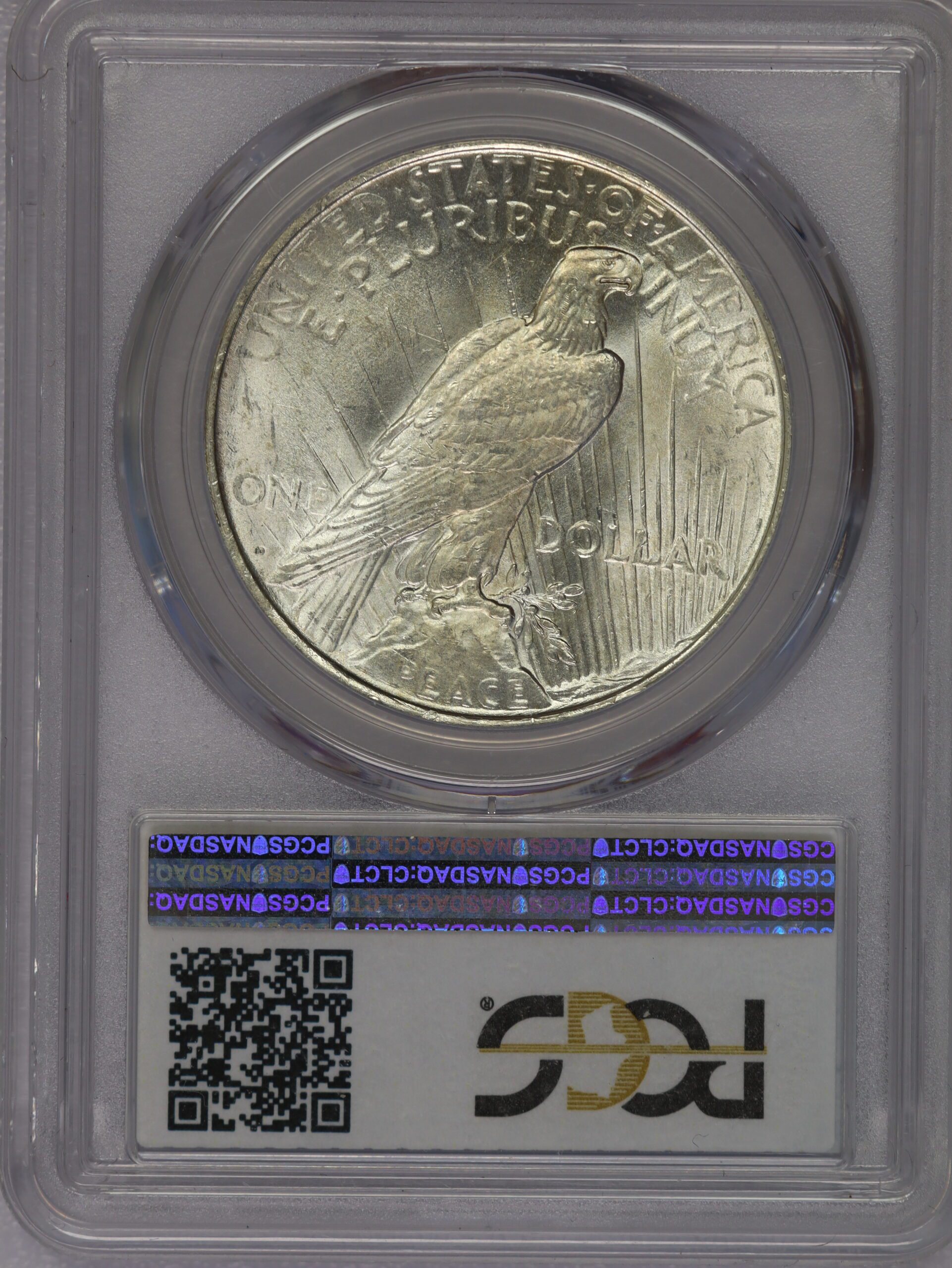 1923 D Peace Dollar PCGS MS63 - Image 3