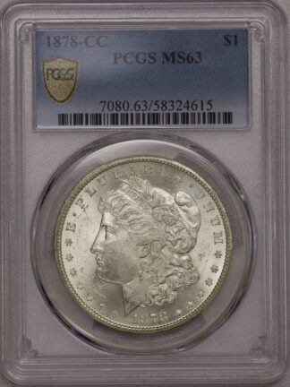 1878 CC Morgan Dollar MS63 PCGS