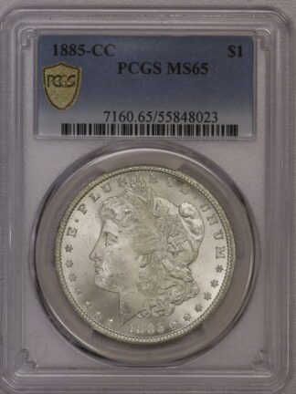 1885 CC Morgan Dollar MS65 PCGS