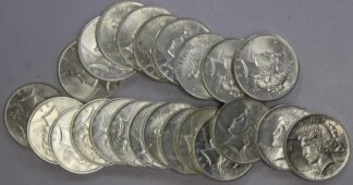 (1) Peace Dollars (1922 to 1925) Random Date MS60 - MS62 UNC *Some Light Overall Toning