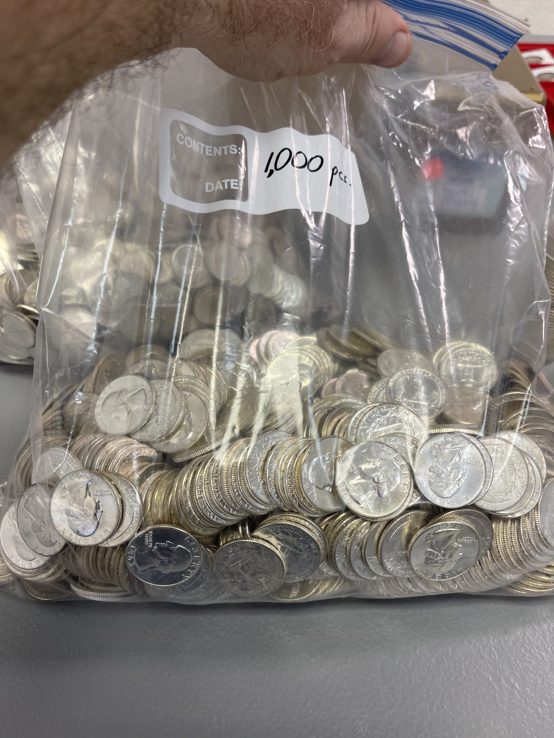 Uncirculated Roll Of Washington Quarters Mixed 1960's Dates & Mints *As Seen In Video From Original Rolls