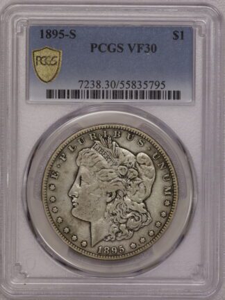 1895 S Morgan Dollar VF30 PCGS