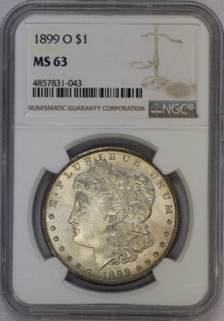 1899 O Morgan Dollar NGC MS63 (4857831)