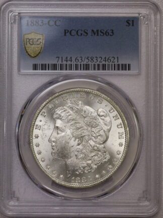 1883 CC Morgan Dollar PCGS MS63