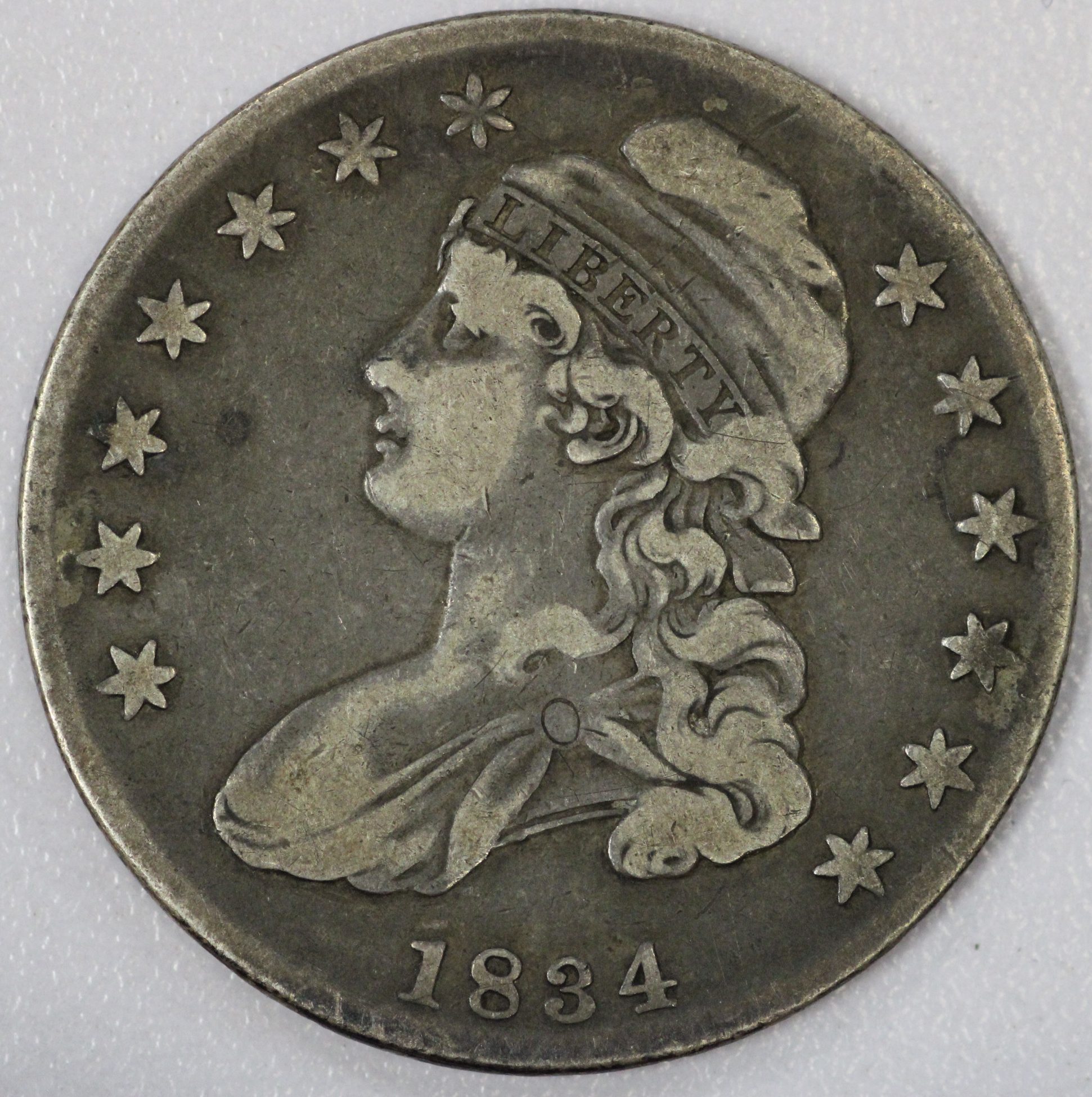 Auction - 1834 Capped Bust Half Dollar
