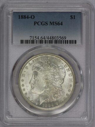 1884 O Morgan Dollar PCGS MS64