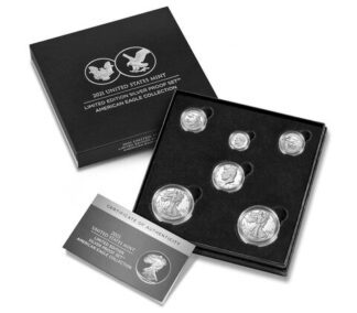 2021 Limited Edition Silver Proof Set OGP - With Type 1 & Type 2 Proof Silver Eagles