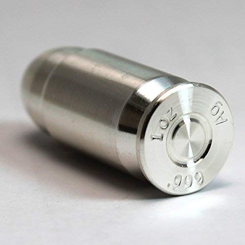 Auction .45 Caliber Silver Bullet 1 oz .999 Silver AG - Image 2