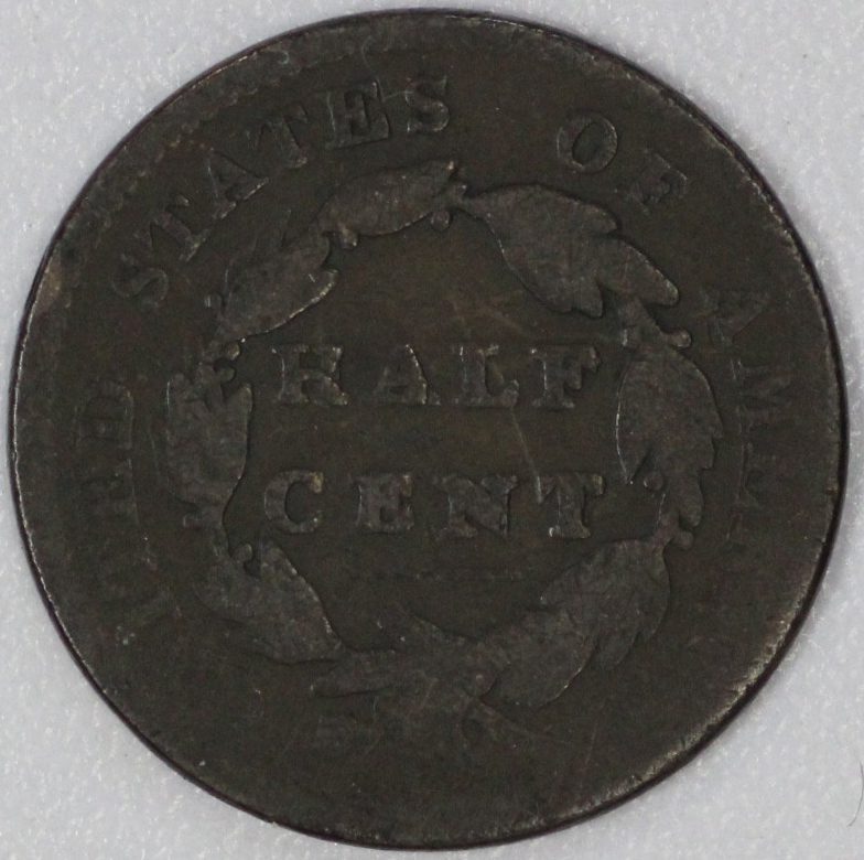 Auction 1825 Classic Head Half Cent - Image 2