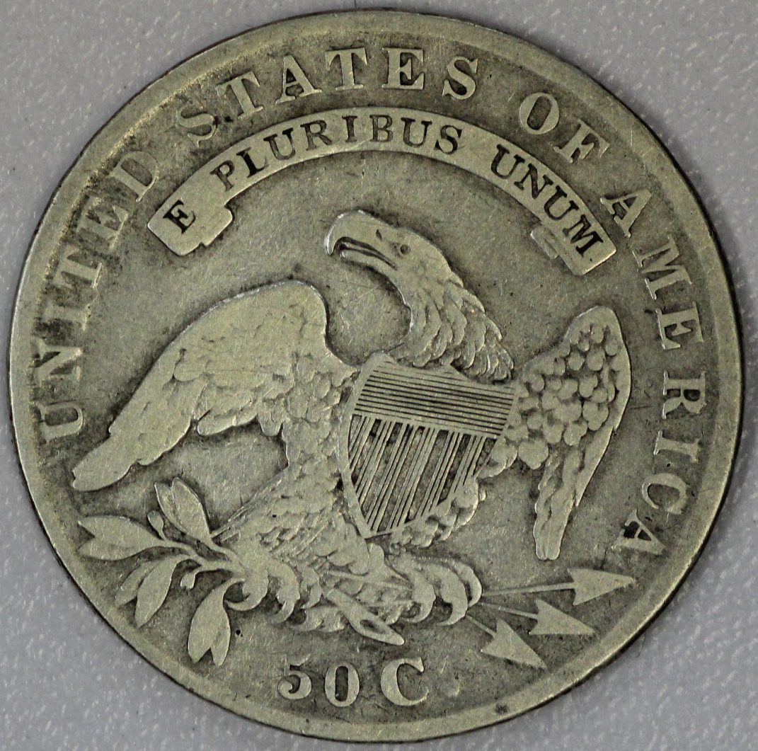 Auction 1834 Capped Bust Half Dollar Cleaned - Image 2