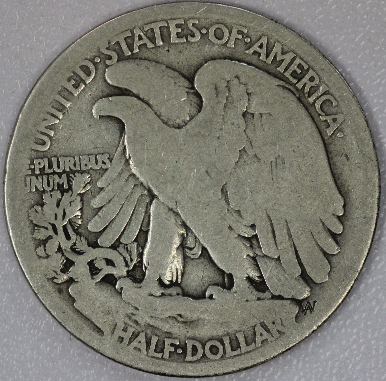 1916 S Walking Liberty Half Dollar AG Sem-Key Date - Image 2