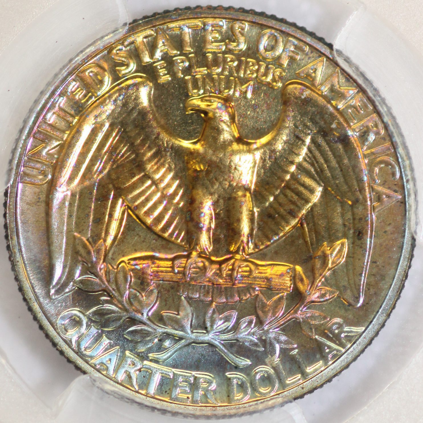 Auction 1968 S Washington Quarter PR Genuine Toned PCGS - Image 5