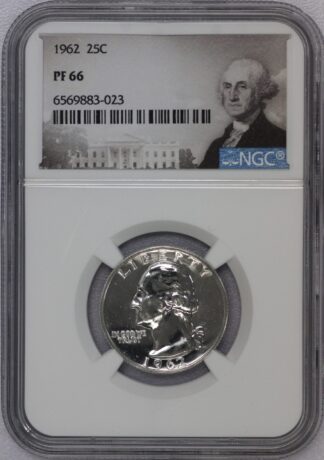 1962 Proof Washington Quarter NGC PF66 - Washington Label