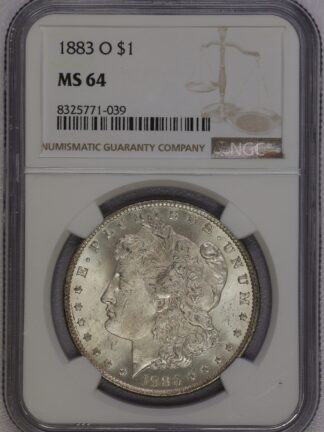 1883 O Morgan Dollar NGC MS64 Cert 8325771-039