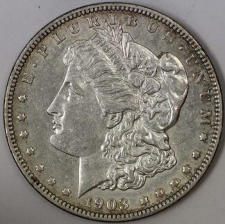 1903 Morgan Silver Dollar EF Cleaned