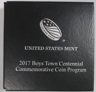 2017 Boys Town Centennial Proof Silver Dollar Commemorative OGP