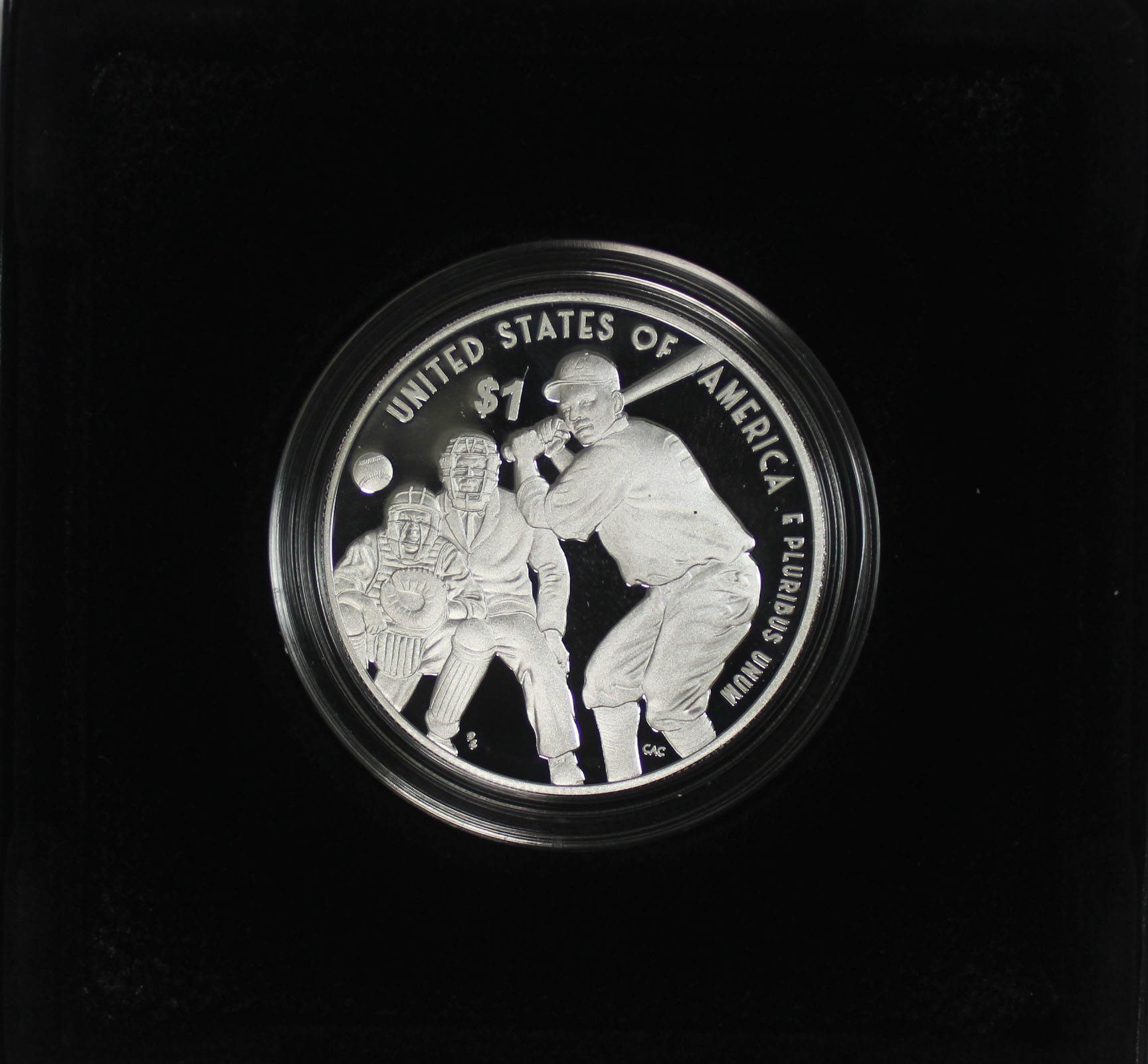 2022 Negro Leagues Baseball Proof Silver Dollar Commemorative OGP - Image 4