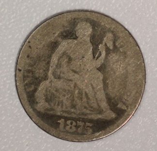 Auction - 1875 Seated Liberty Dime
