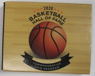 Auction - 2020 D Basketball Hall of Fame UNC Clad Half Dollar Commemorative OGP