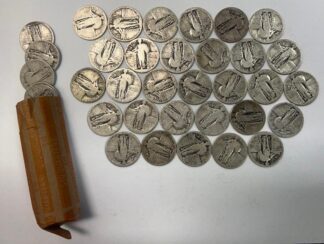 90% Silver Standing Liberty Quarter no date (Roll of 40)