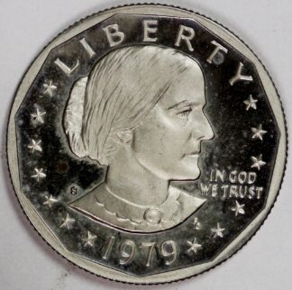 Auction - 1979 Clear S Susan Anthony Dollar Impaired Proof