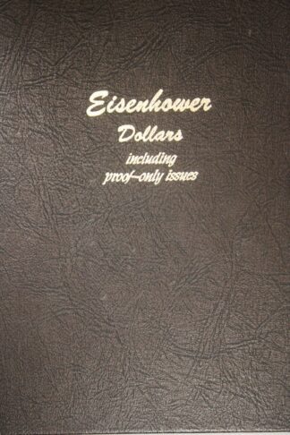 Dansco Album #8176 Eisenhower Dollars Including Proof Only Issues