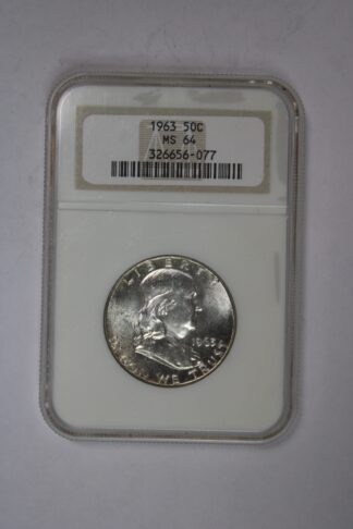 1963 Franklin Half Dollar NGC MS64