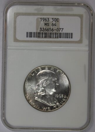 1963 Franklin Half Dollar NGC MS64