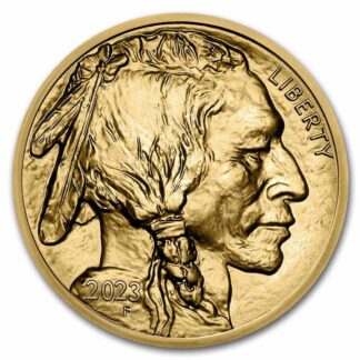 (1) SALE: 2023 American Gold Buffalo UNC 1 oz .9999 Fine Gold
