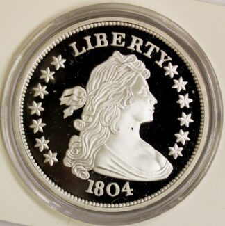Auction - 1804 Draped Bust Copy 2 Oz Silver Round .999 Fine