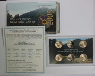2005 Westward Journey Nickel Series Coin Set with OGP