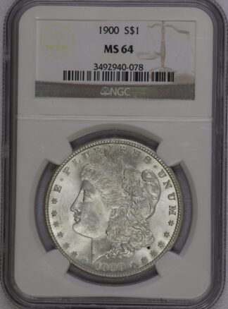 1900 Morgan Dollar NGC MS64