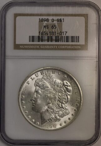 1898-O Morgan Dollar NGC MS65