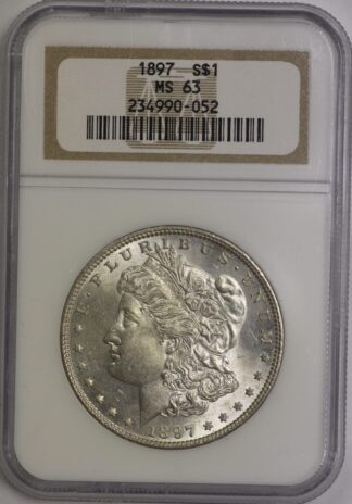 1897 Morgan Dollar NGC MS63