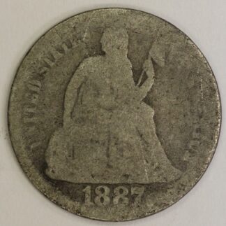Auction - 1887 Seated Liberty Dime