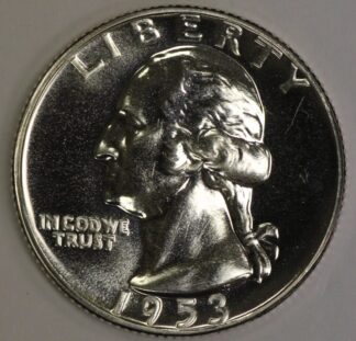 AUCTION  1953 Washington Quarter Proof